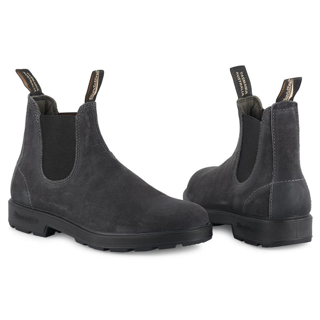 Blundstone 1910 Grey Suede Leather Chelsea Boots TruClothing