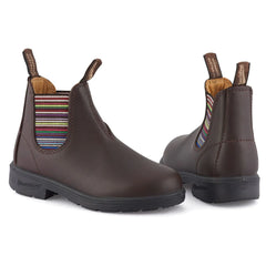 Blundstone 1413 Niños Botas de cuero marrón unisex Colors Rainbow Boots