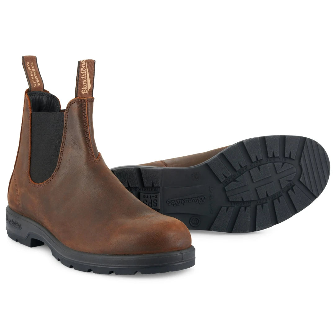 Bottines homme Blundstone 1609 boots chevilles cuir marron antique