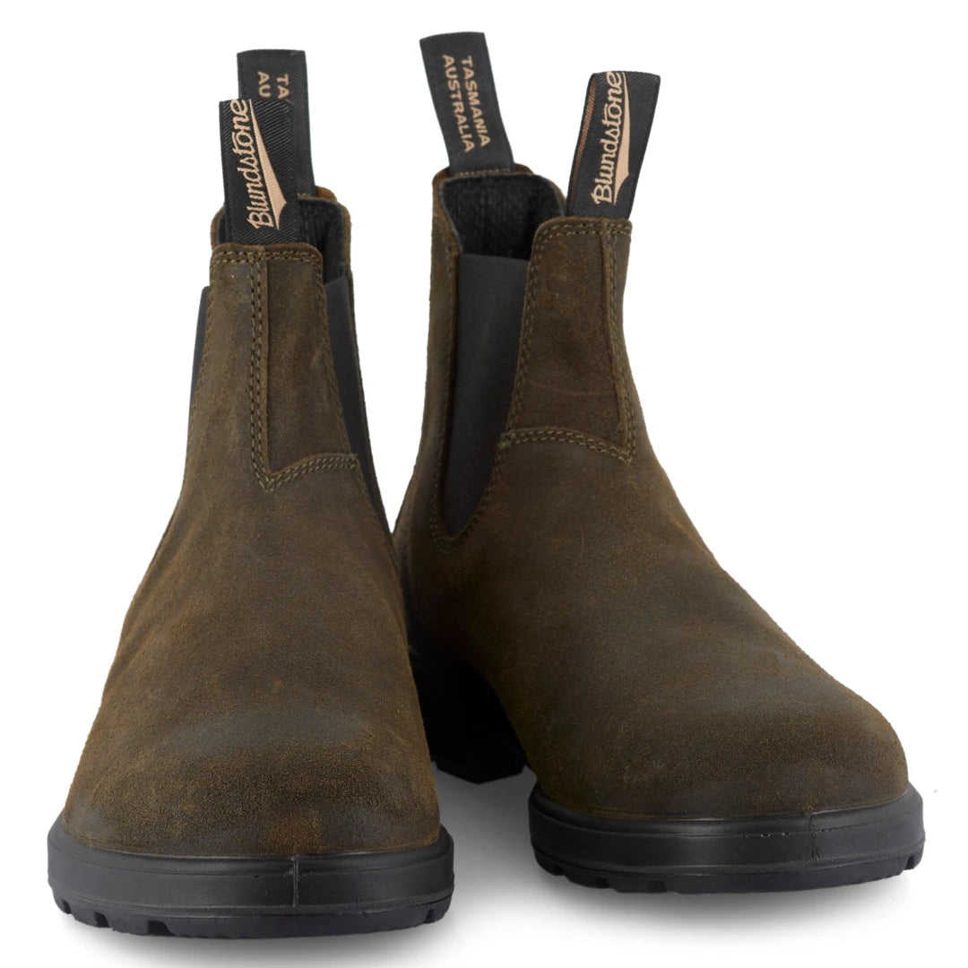 Herrenstiefel Olive Wildleder Blundstone 1615 Leder Boots