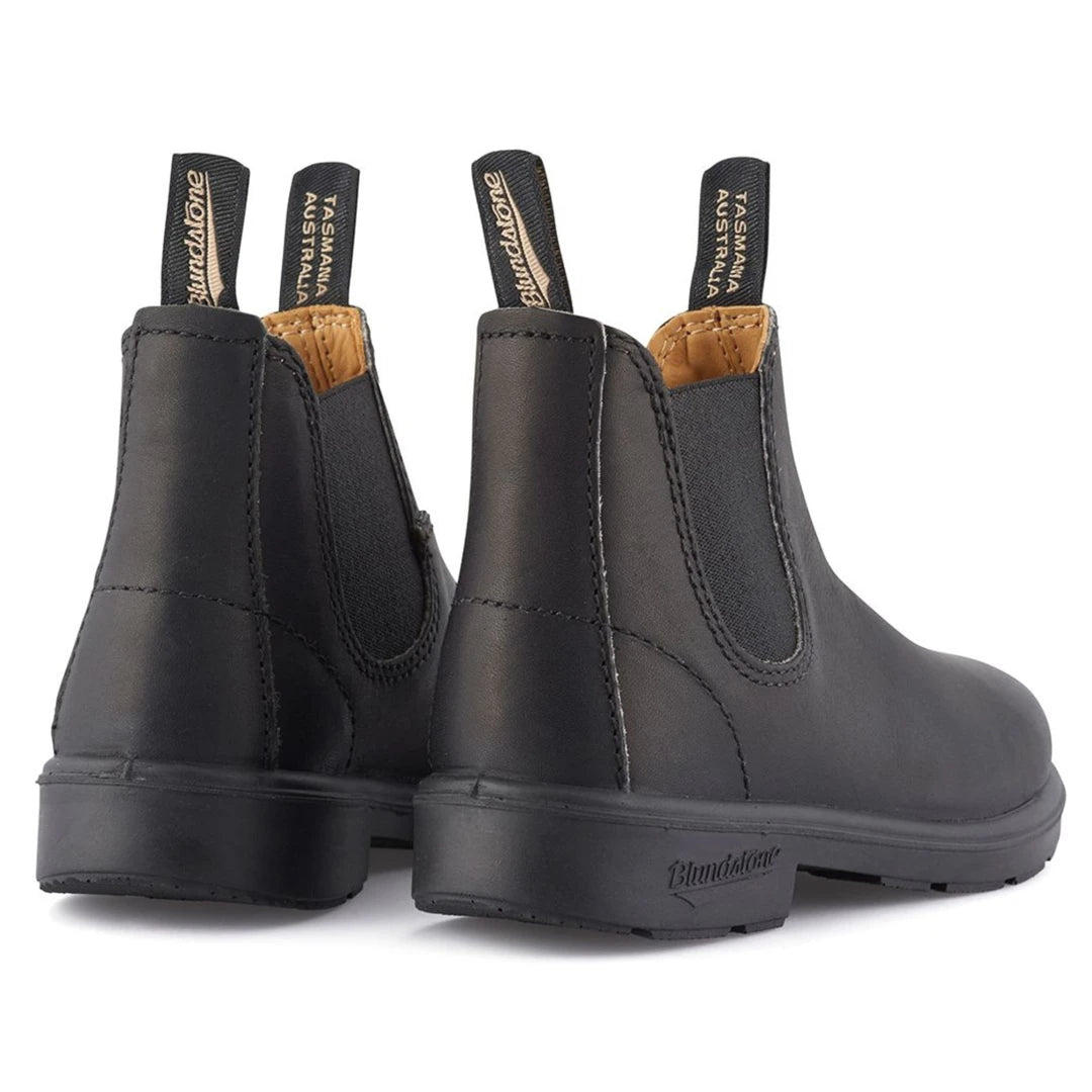 Blundstone 531 Kids Unisex Black Leather Boots Slip On Comfort