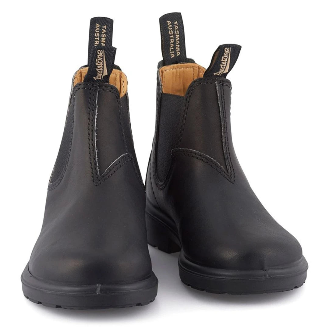 Bottines unisexe pour enfant Blundstone 531 en cuir noir confortable à enfiler