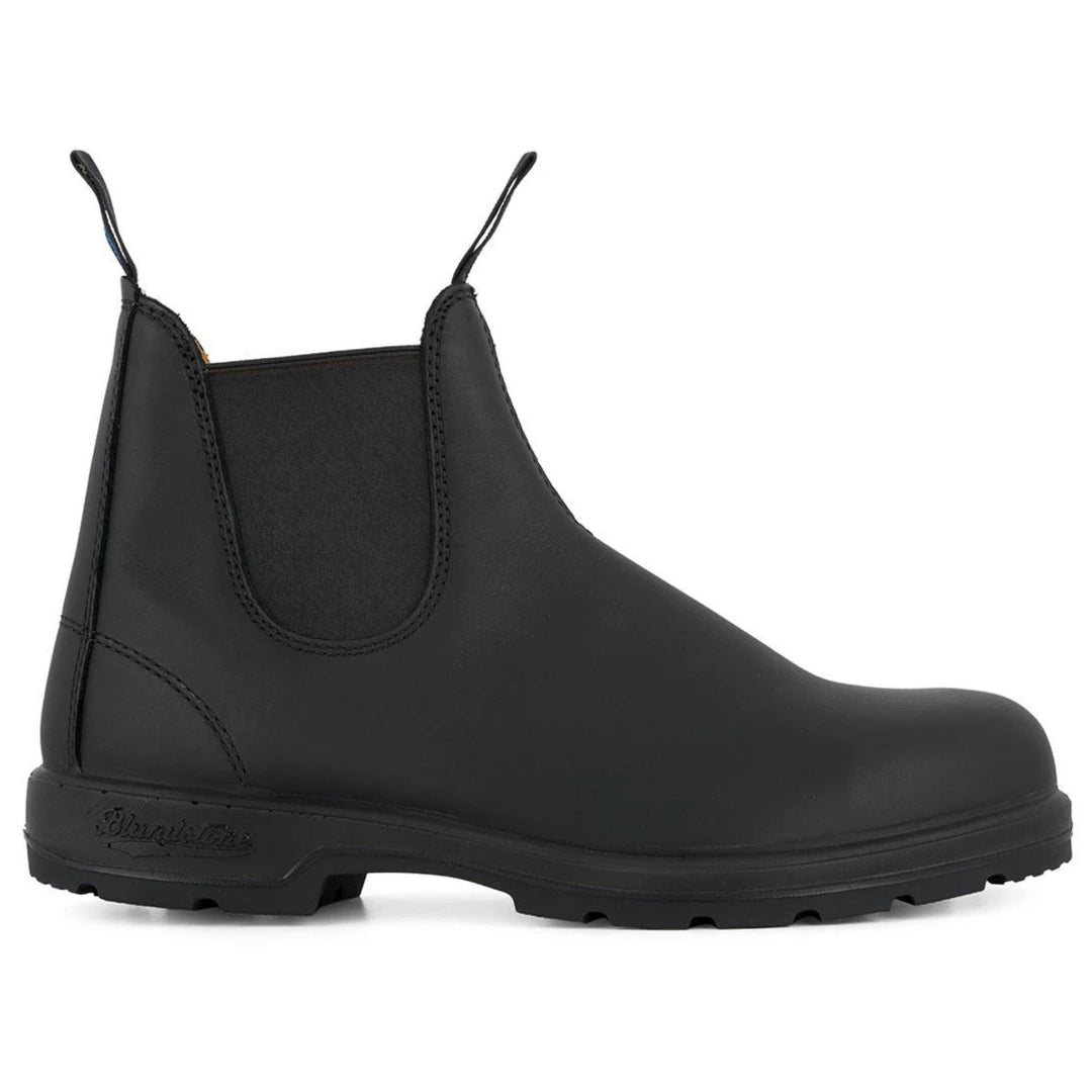 Blundstone 566 Black Thermal Leather Chelsea Boots Black Nubuck Slip On Retro