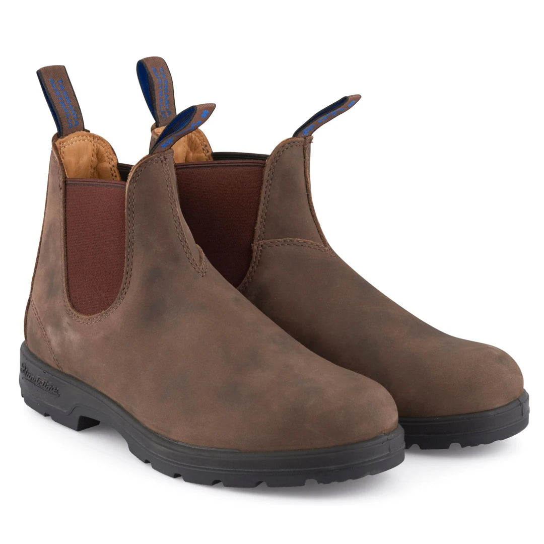 Blundstone 584 bota de tobillo de cuero termal rústico marrón impermeable