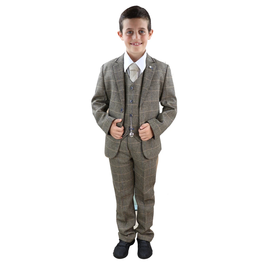 Tweed 2025 boys suits