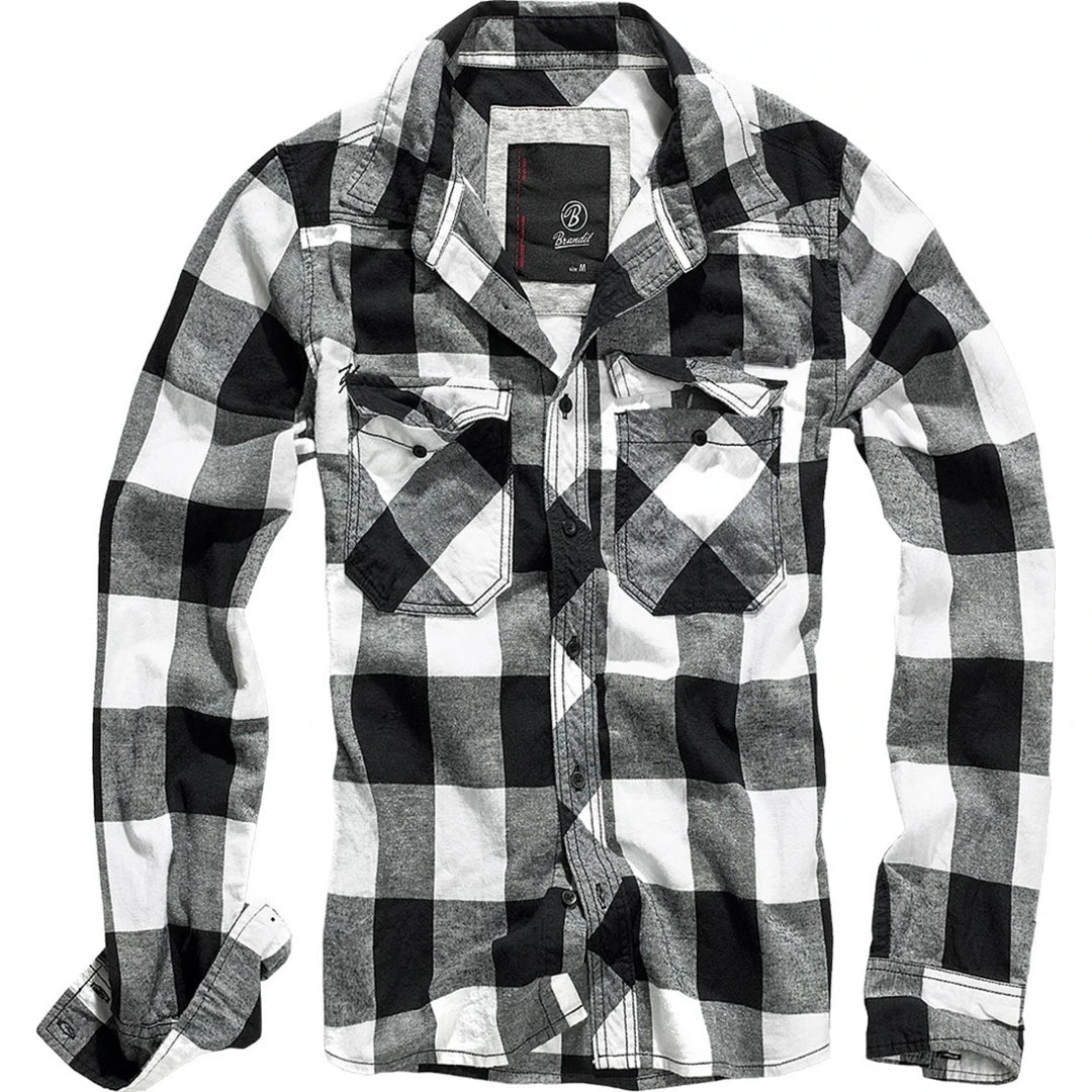 Brandit 4002 Classic Check Lumberjack Shirt Cotton-TruClothing