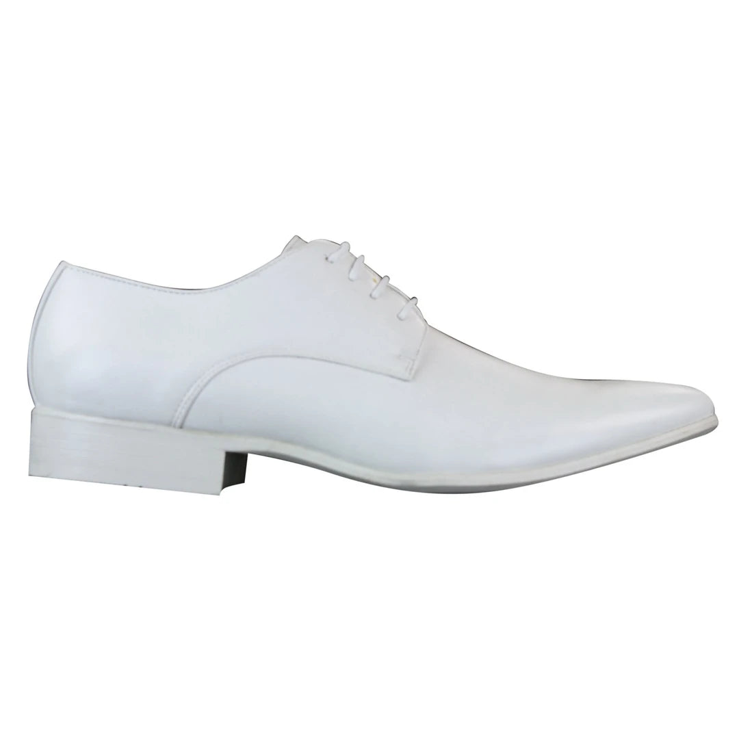 Galax GH2019 - Mens Smart Casual Formal Laced Pointed Leather Shoes Wedding Prom Office Classic-TruClothing
