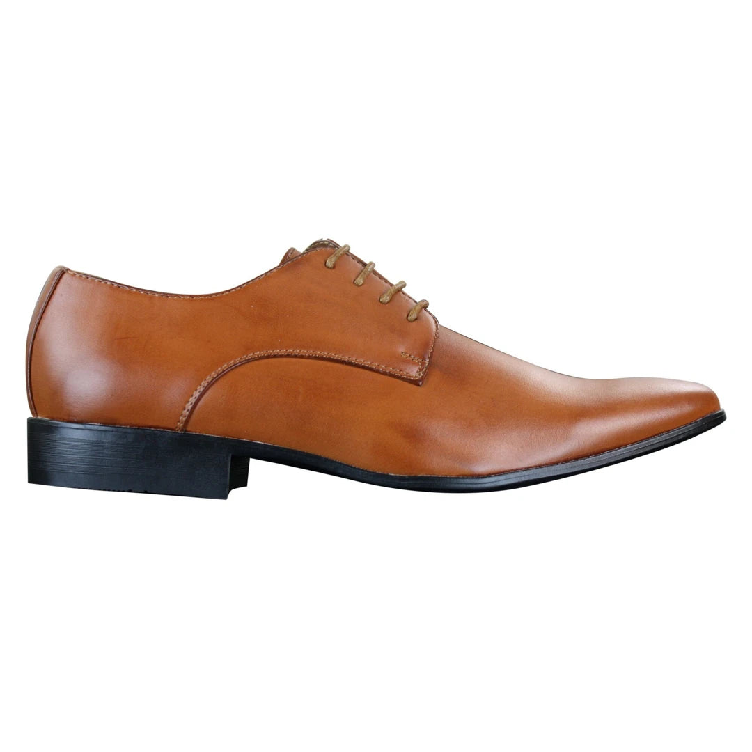 Mens smart 2025 tan shoes