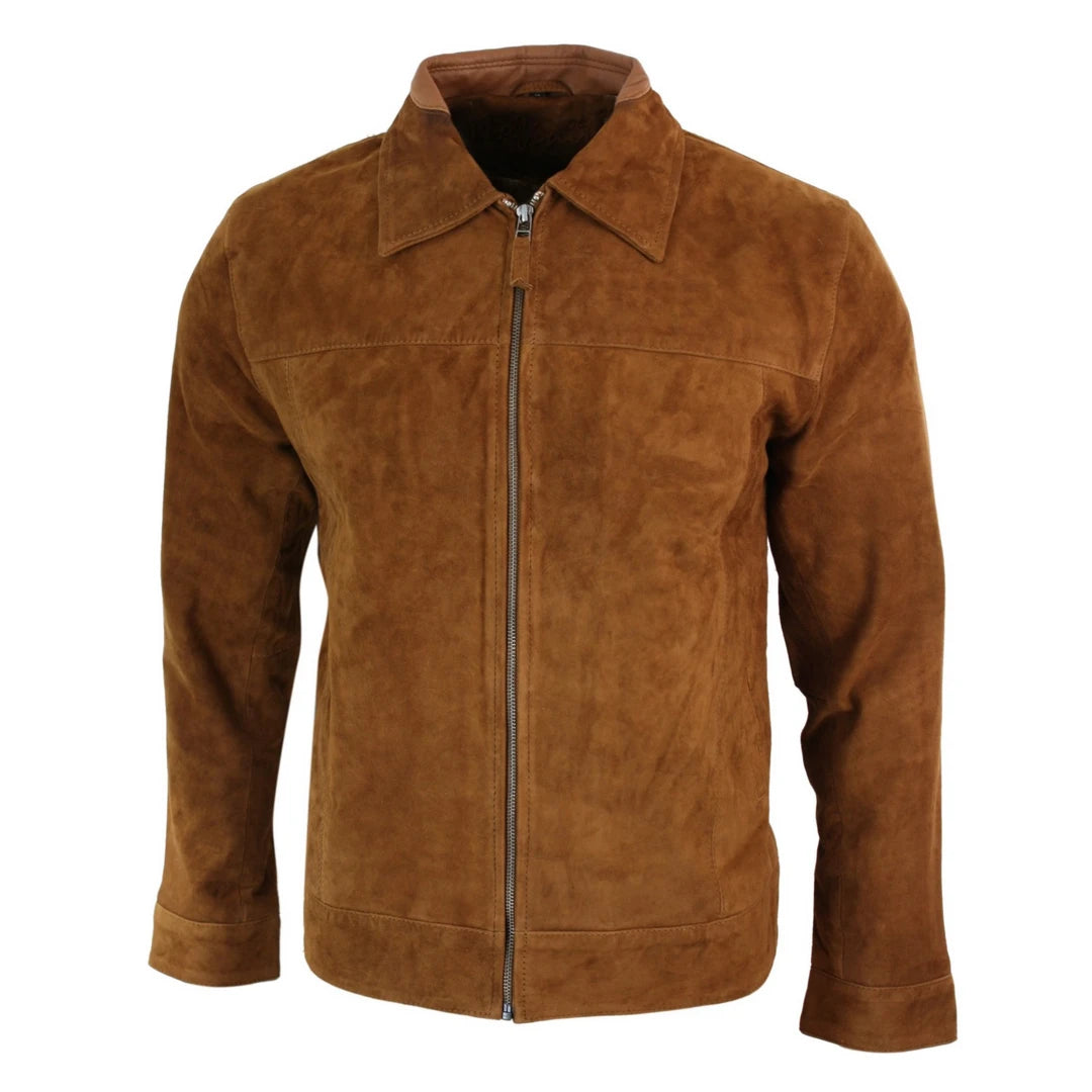 Classic suede jacket hot sale