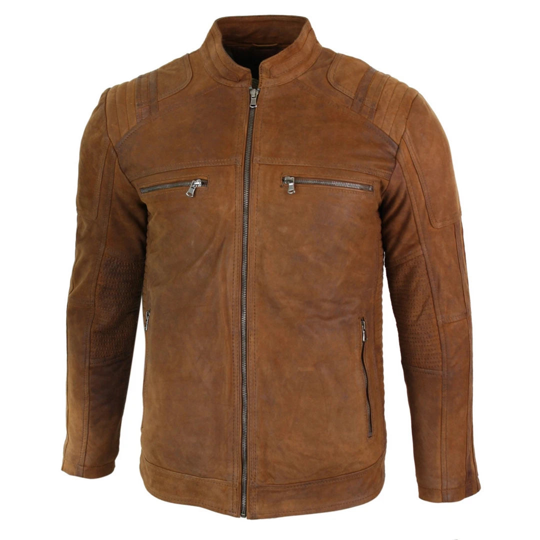 Veste en daim pour homme hotsell