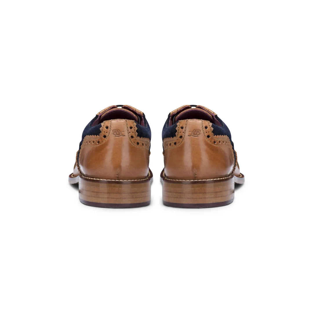 Zapatos brogues de cuero real con cordones ideal para un look elegante al estilo Vintage Clásico Peaky para niños