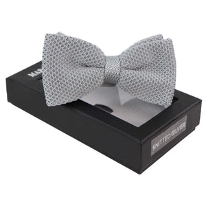 knitted_bow_Silver_one-size