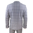 Marc Darcy Jerry - Grey 3 Piece Check Suit-TruClothing