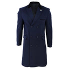 Mens 3/4 Long Double Breasted Overcoat-TruClothing