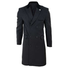 Mens 3/4 Long Double Breasted Overcoat-TruClothing