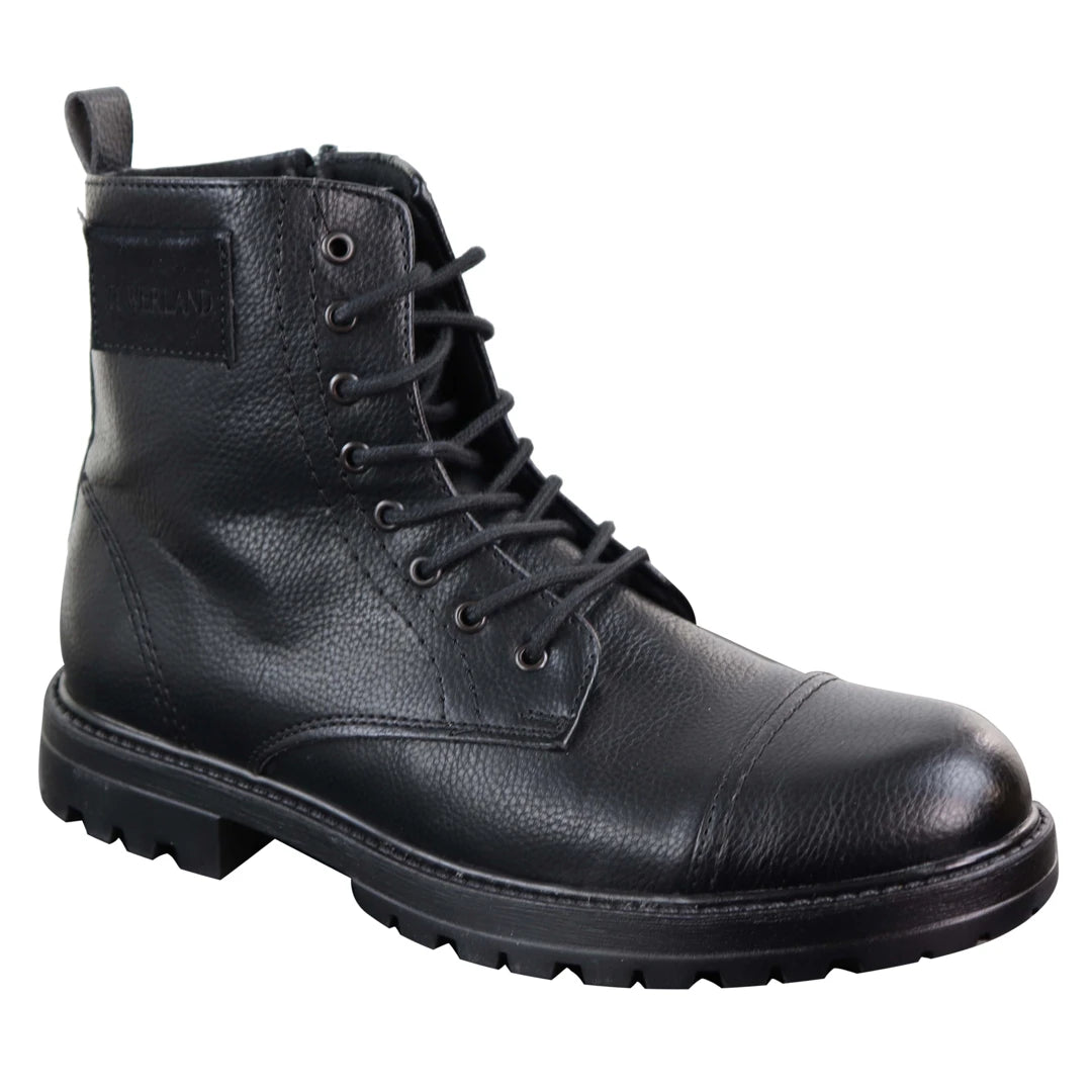 Mens casual combat sales boots