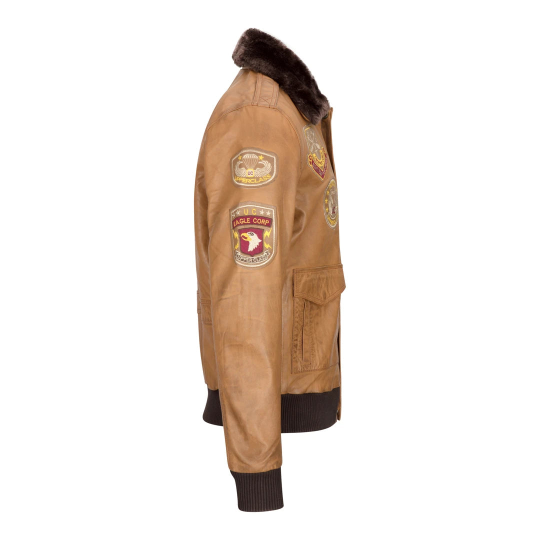 Tan 2025 flight jacket