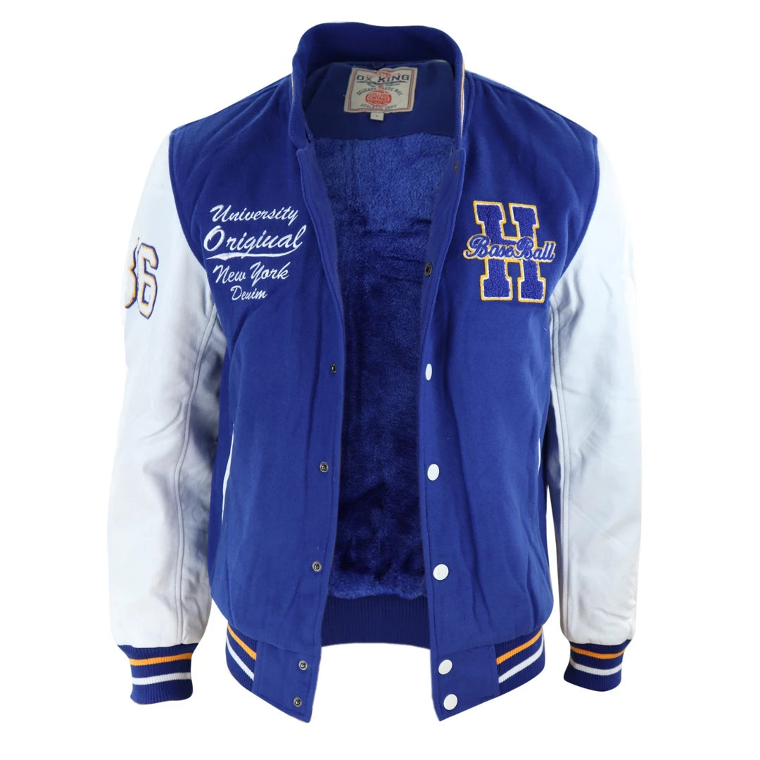 Royal Varsity Jacket - Black/Royal Blue  Varsity jacket, Varsity, Letterman  jacket
