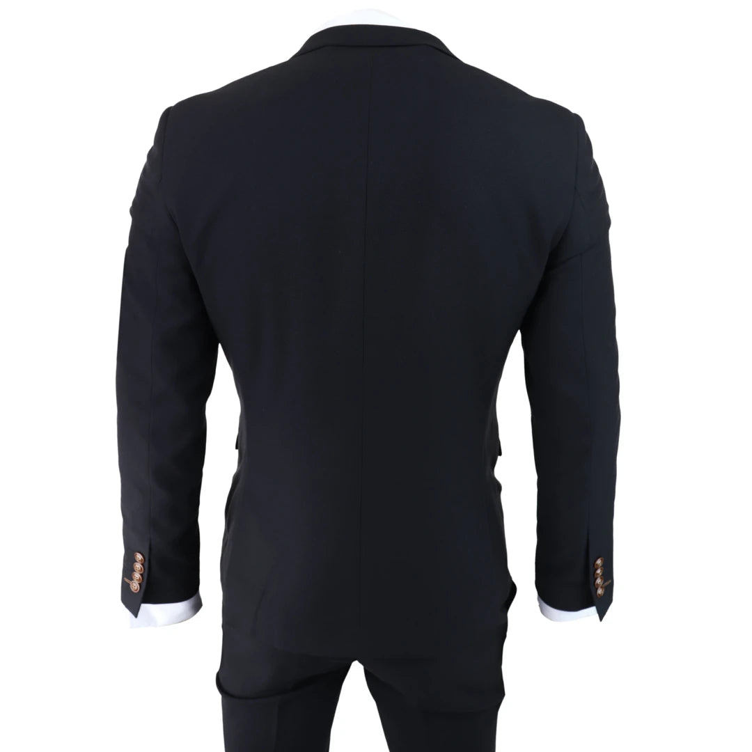 Mens white suit sales jacket with black trim