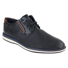 Mens Black Laced Sneaker-TruClothing