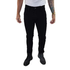 Mens Black Stretch Jeans-TruClothing