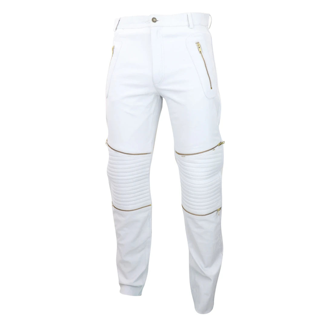 Gold 2025 biker jeans