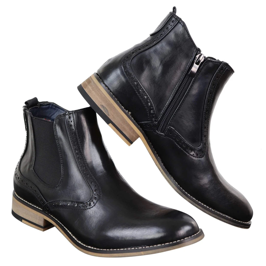 Mens slip on dress boots online