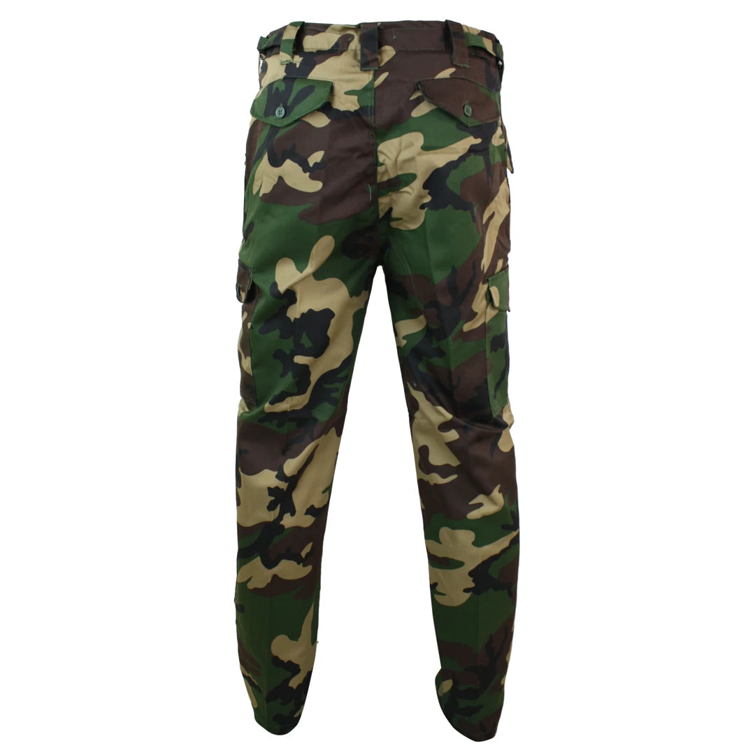 Mens Cargo Combat Trousers Camo Work Wear Army Military PREMIUM Quality-TruClothing