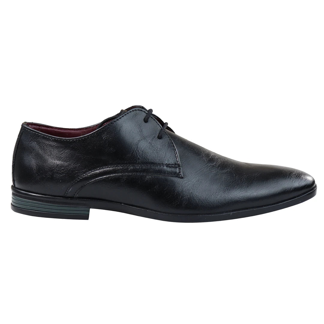 Black smart casual shoes on sale
