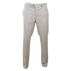 Herrenhose Tweed Fischgräte Design Tailored Fit Hochzeit Party Design Klassisch