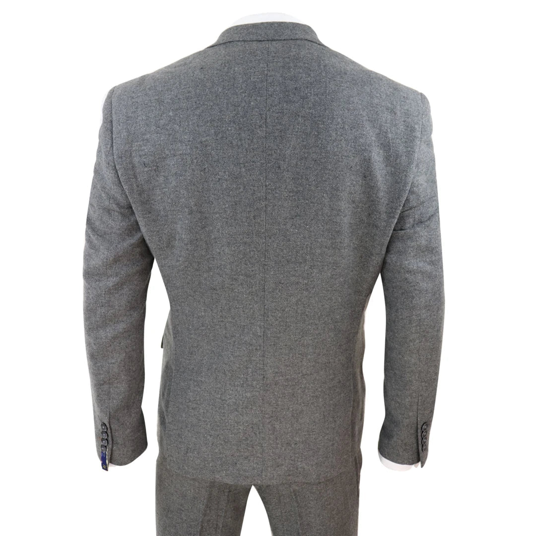 Martez navy tweed sales suit