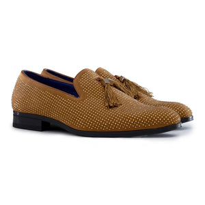 Mens Diamond Dancing Shoes with Tassels-TruClothing