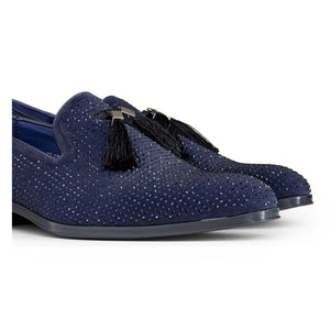 Mens Diamond Dancing Shoes with Tassels-TruClothing
