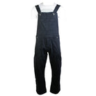 Mens Dungarees Jeans Light Blue Stone Wash Turn Up Jeans-TruClothing
