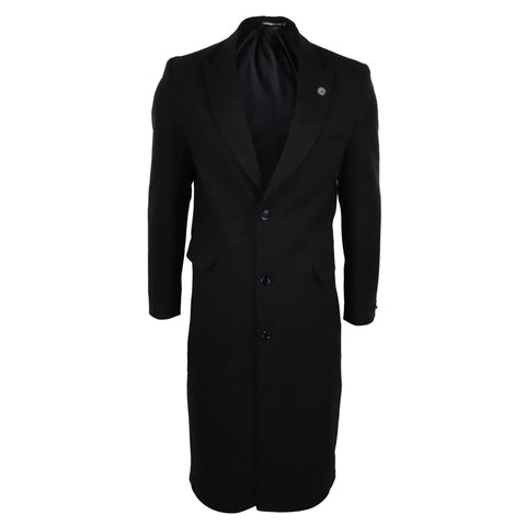 Mens charcoal overcoat best sale