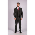 Mens Grey Wool Suit-TruClothing