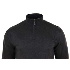 Mens High Neck Half-Zip Knitted Jumper-TruClothing