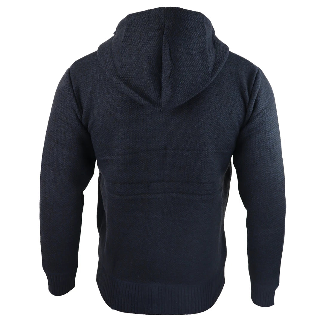 100% Wool Jacket with hood for men and women. with Fleece Lining