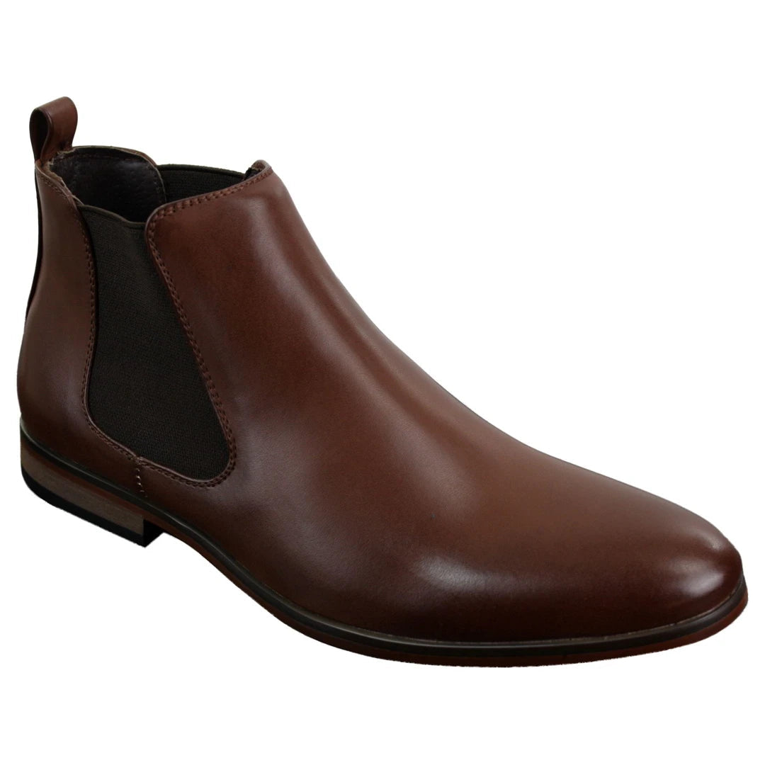 Italian leather boots sales men