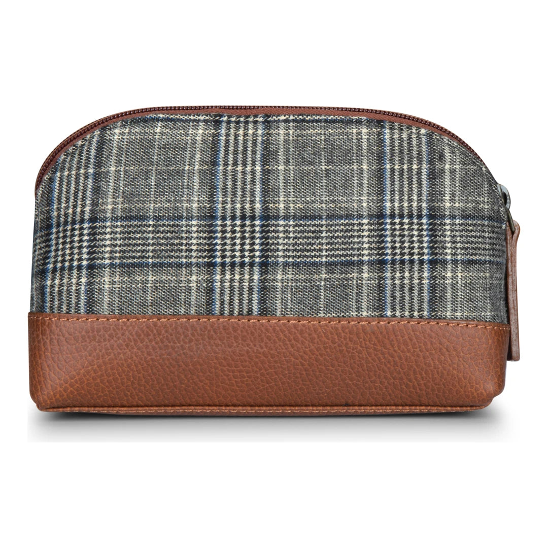 Men's Leather & Tweed Accessory Bag-TruClothing