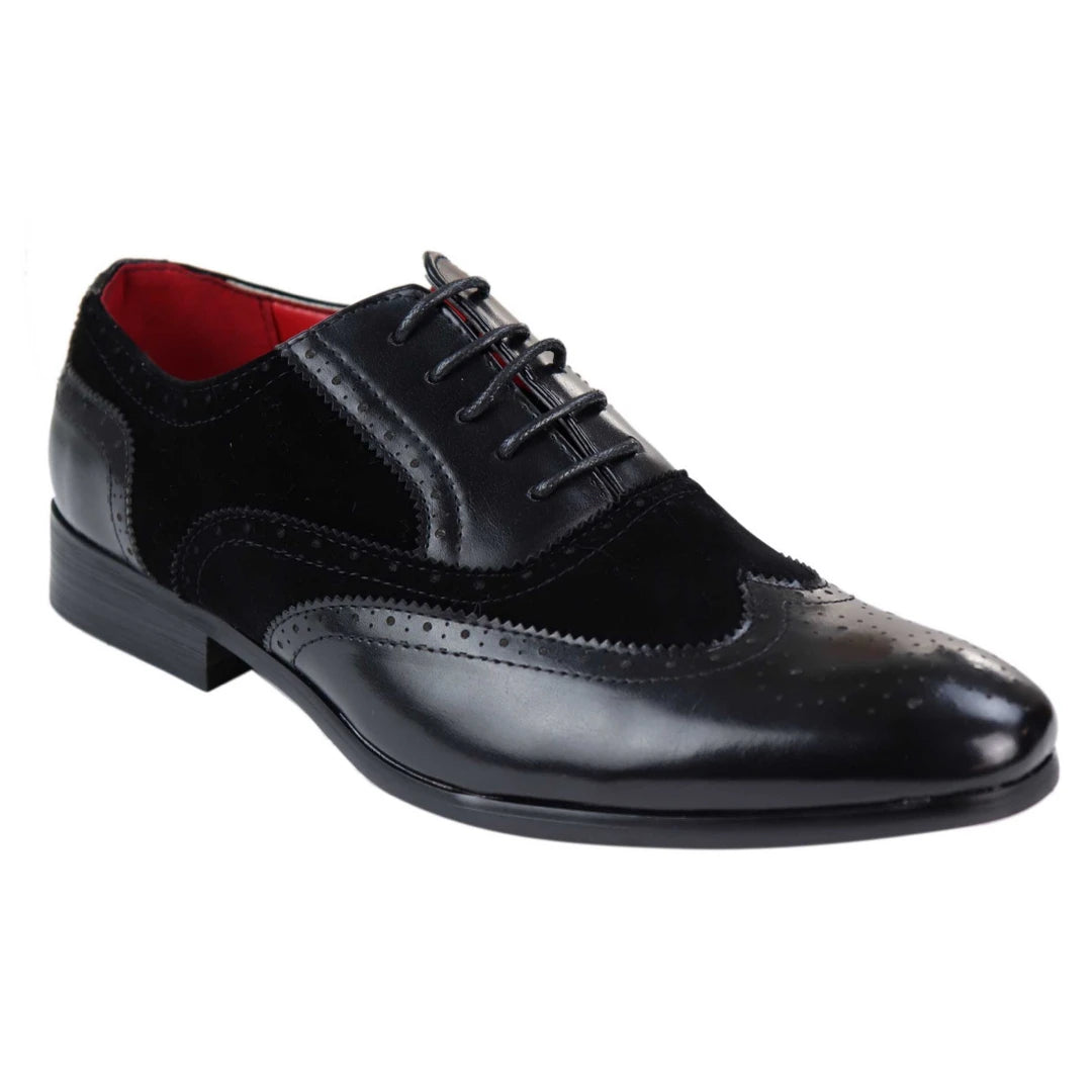 Mens PU Leather Oxford Shoes-TruClothing