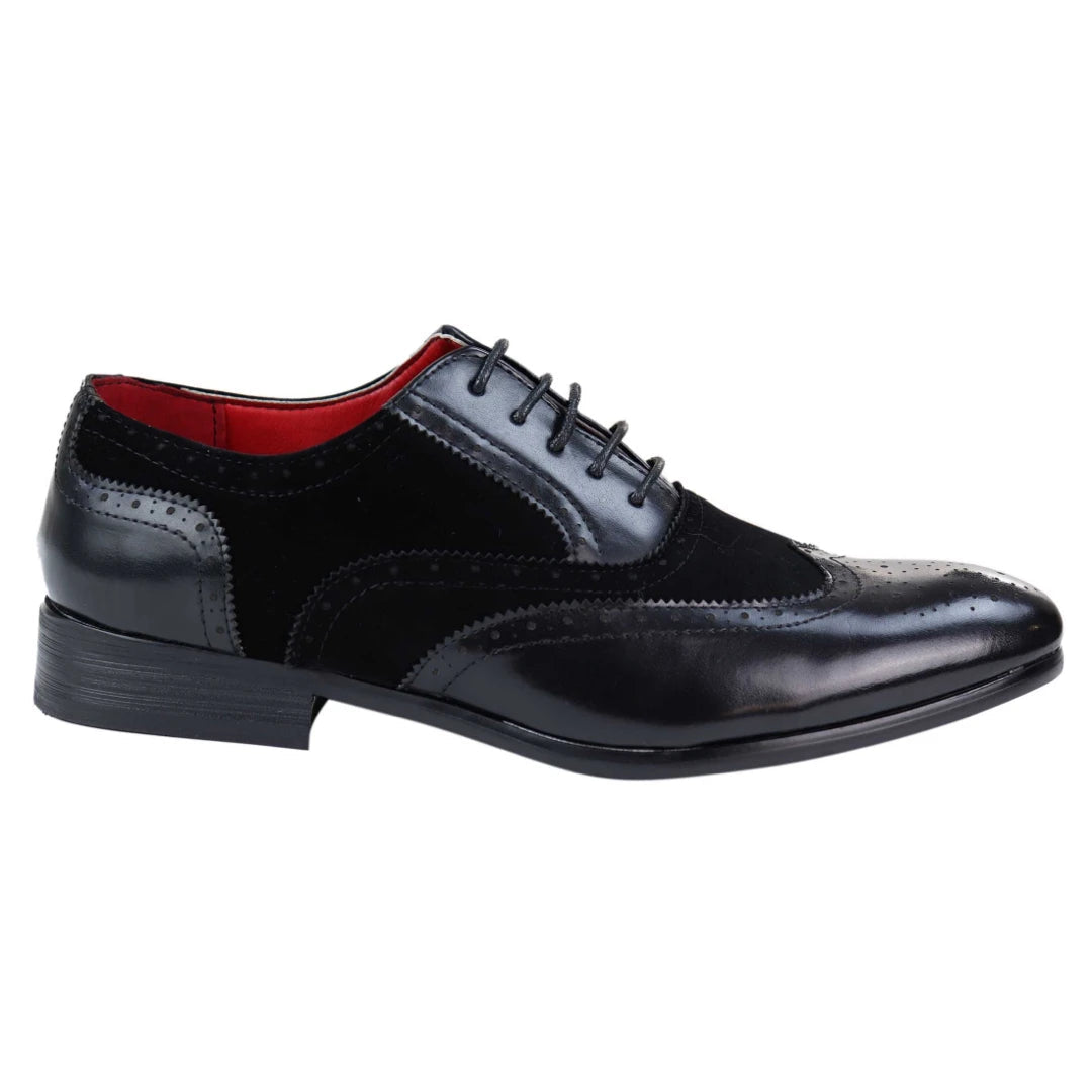 Mens PU Leather Oxford Shoes-TruClothing