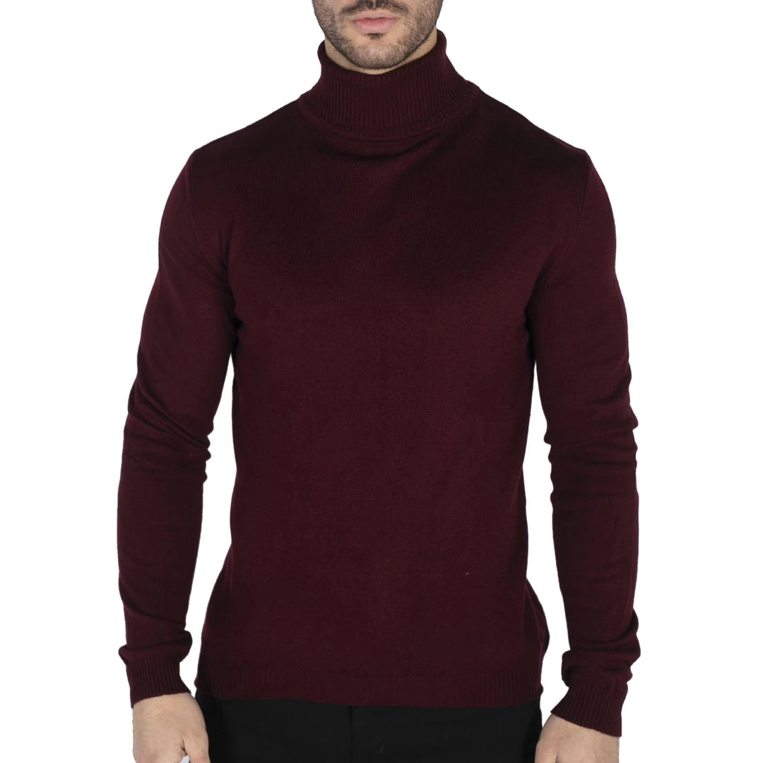 Turtleneck sweater hot sale slim fit