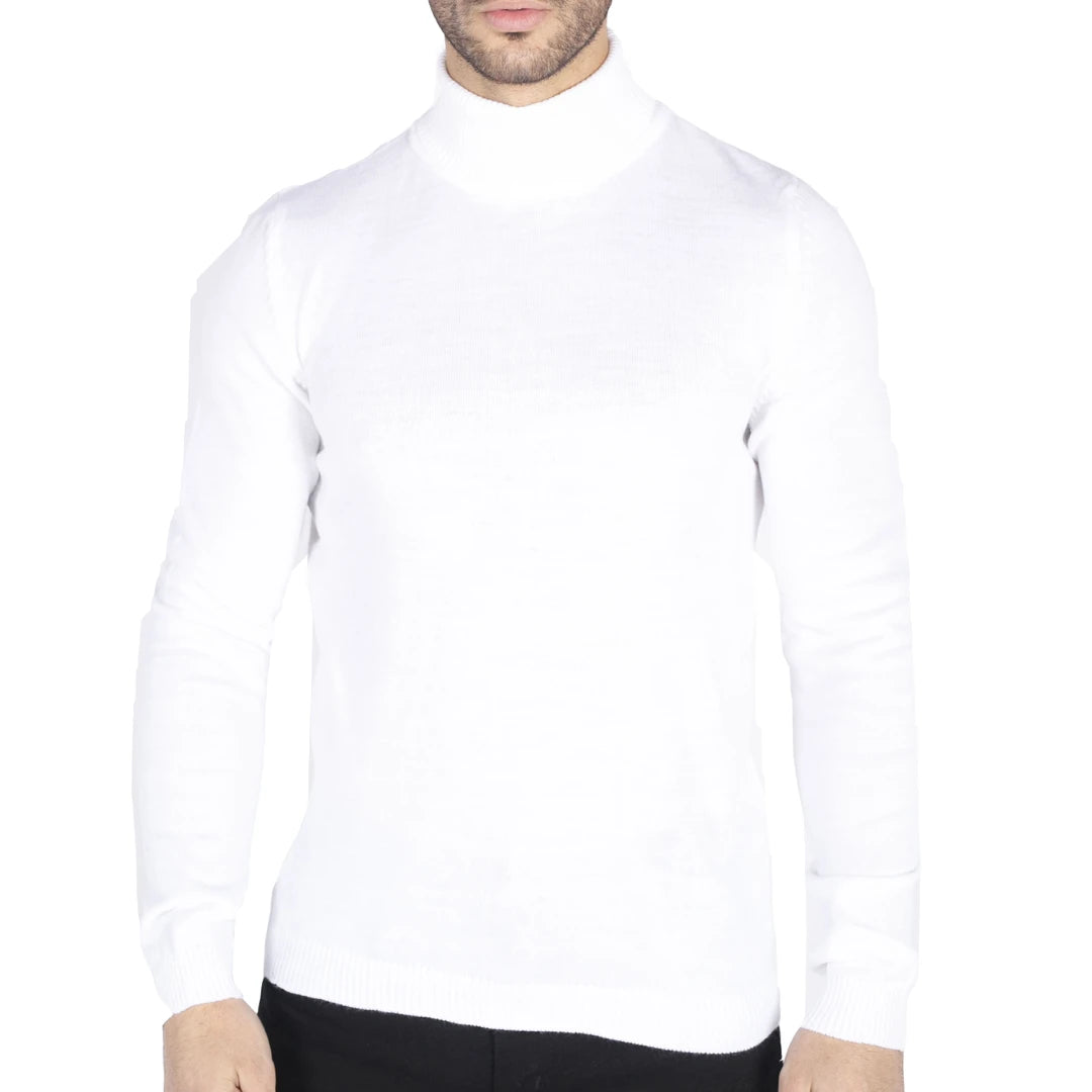 Turtle neck 2025 white shirt