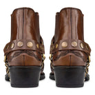 Mens Real Leather Cowboy Boots with Cuban Heel-TruClothing