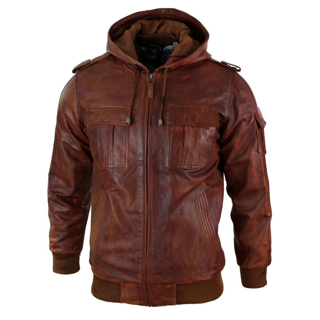 Tan hooded jacket on sale