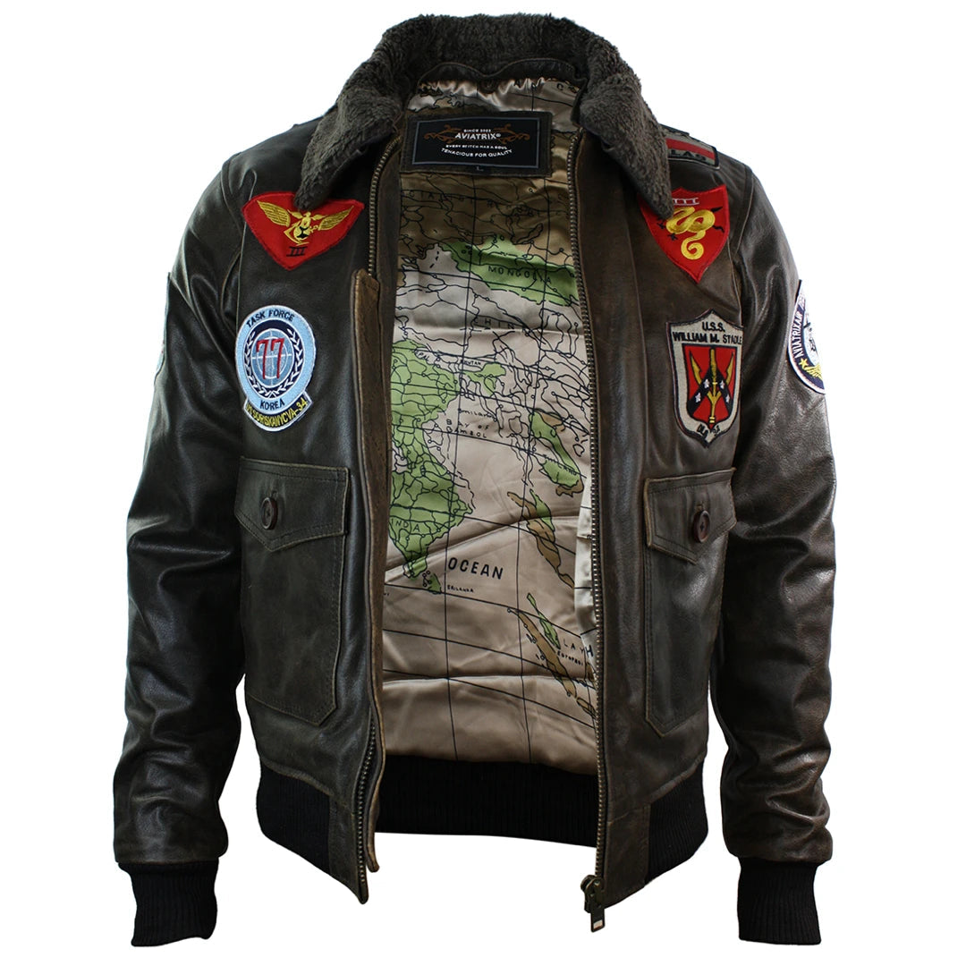 Leather Pilot Jackets & Bomber Jackets for Men | TruClothing UK