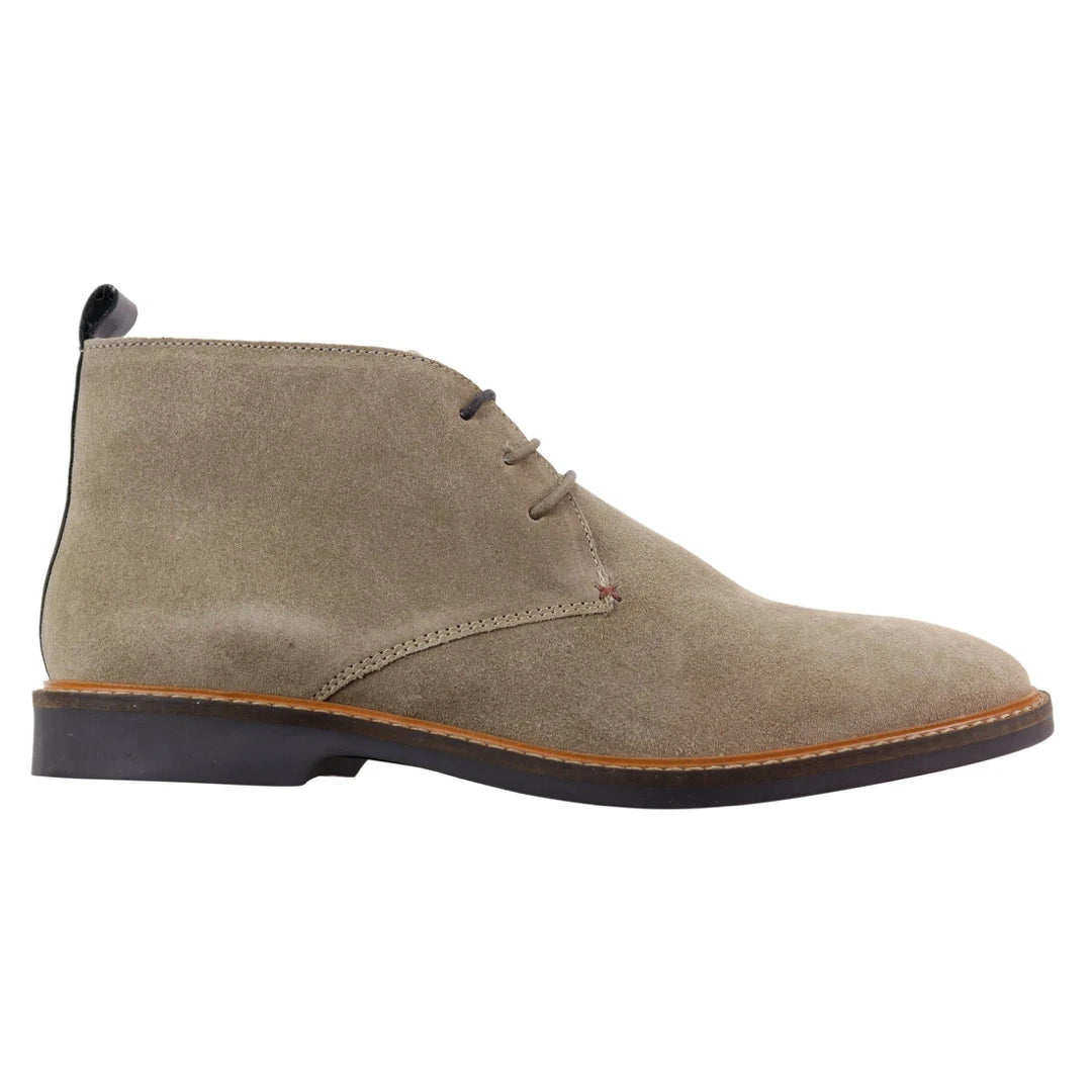 Cavani Sahara Men s Suede Slip On Ankle Boots Chelsea TruClothing