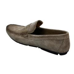 Mens Real Suede Washed Designer Slip On Loafers Moccasins Smart Casual Shoes-TruClothing