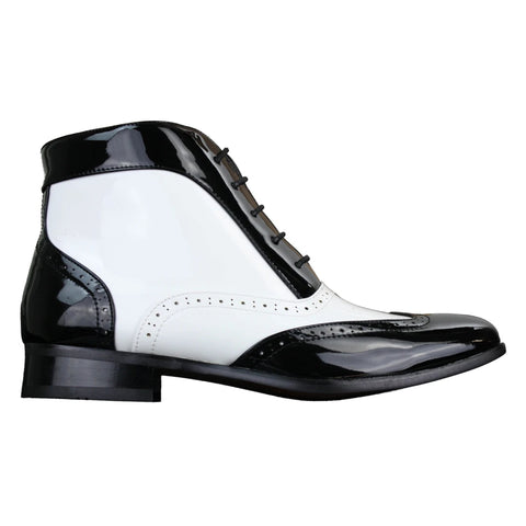 Shiny patent leather boots shop